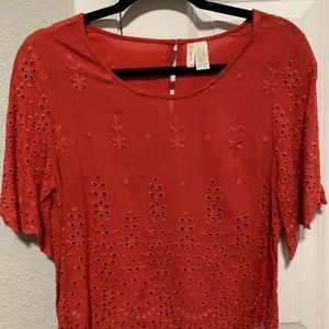 Embroidered cute shirt